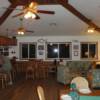 bar and dining room at Turneffe Flats